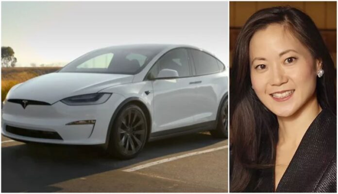 Tesla X dan Angela Chao. (Dok Istimewa)