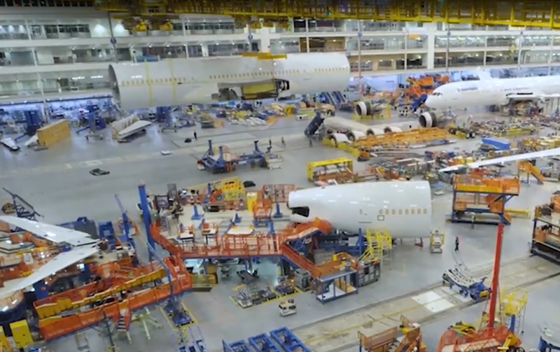 Proses Produksi Boeing 787. (Dok Boeing.com)