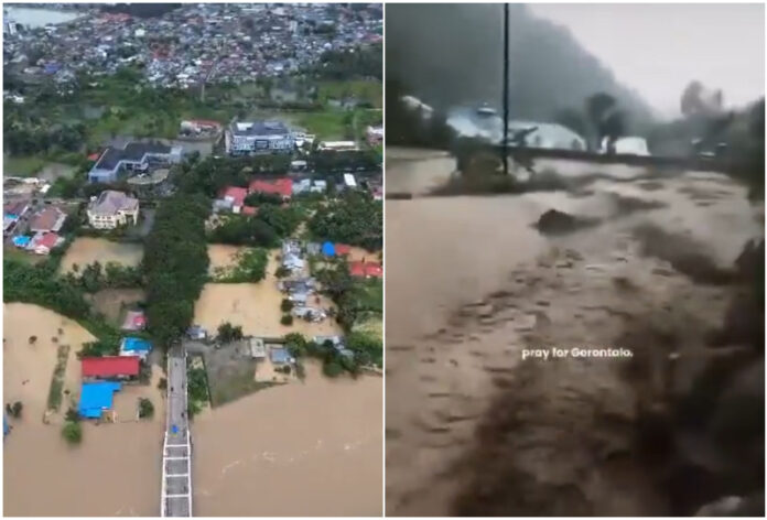 Banjir Bandang Melanda Gorontalo. (foto: Istimewa)