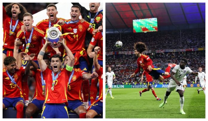 Kolase Kemenangan Spanyol (Instagram/euro2024)