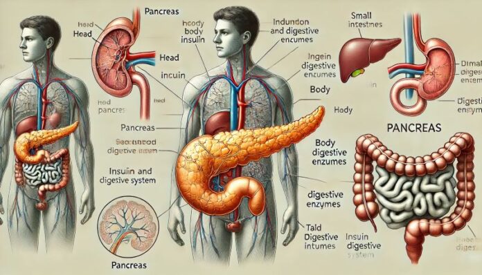 Ilustrasi Kesehatan Pankreas. (foto: ChatGPT)