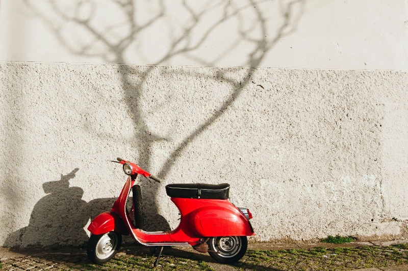 Ilustrasi Vespa.(Foto: Pexels)