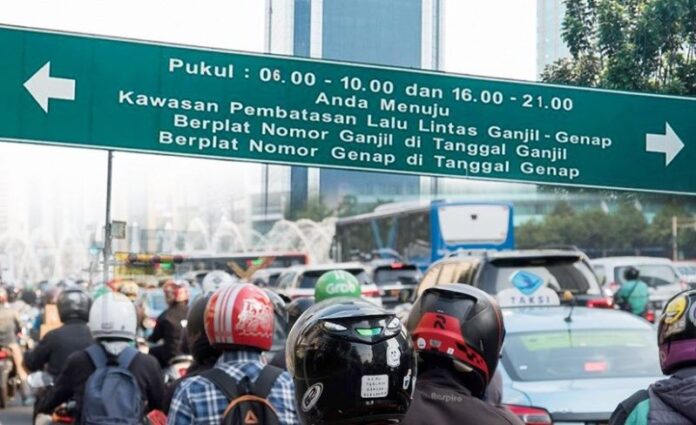 Ilustrasi Pembatasan Ganjil-Genap di Jakarta. (Foto: Pemprov DKI Jakarta)