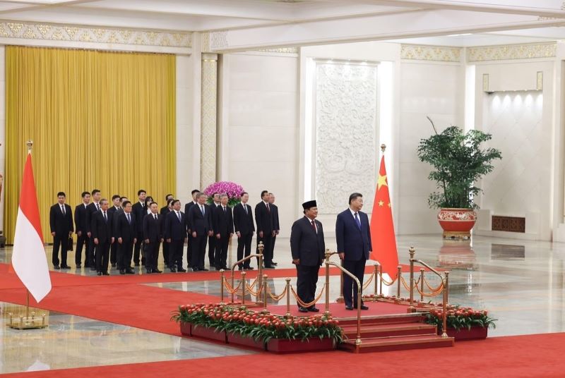 Presiden Prabowo Subiant dan Presiden China Xi Jinping. (Foto: Instagram/@prabowo)