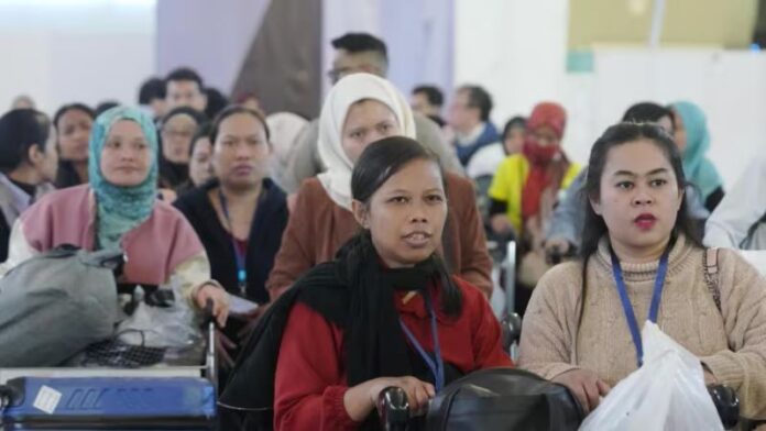 Penampakan WNI yang berhasil dievakuasi dalam gelombang kedua pemulangan ke Indonesia dari Suriah pada 13 Desember 2024. (Foto: Kementerian Luar Negeri)